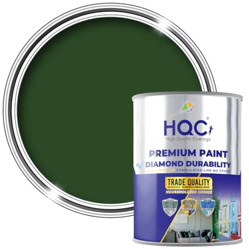 HQC Roof Paint- Racing Green - 2.5 l (Pack of 1) LitreReviver & Restorer Paint For Roofing Tiles, Concrete & Brick |Matt Finish