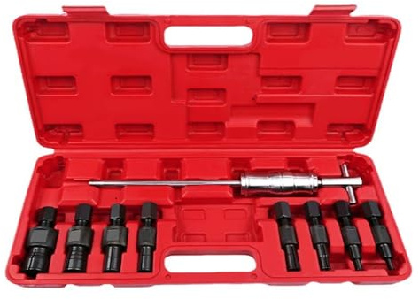 Sackloch-Kit Gleithammer Interner Lagerabzieher Lagerabzieher-Entfernungskit 9-teiliges Zubehör für Steuerzeitenwerkzeuge