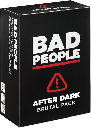 BAD PEOPLE Party Game - After Dark Expansion - 100 New Questions for The Hilarious Adult Card Game for Fun Parties & Board Games Night with Your Group - Find Out What Your Friends Really Think of You