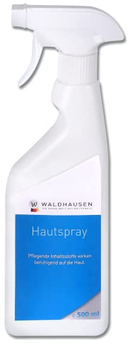 WALDHAUSEN Hautspray gegen Juckreiz und Scheuerneigung für Schweif, Mähne und Haut, 500 ml