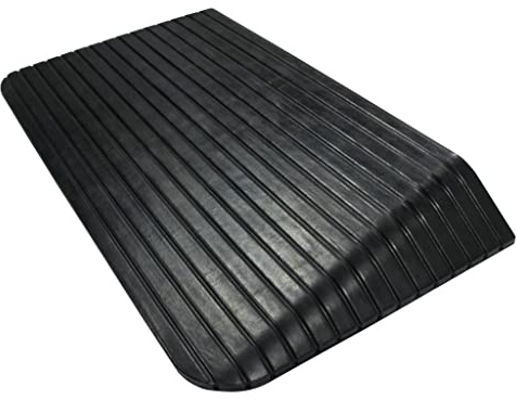 Türschwellenrampe Auffahrrampe Rollstuhl Rollator Rampe barrierefrei 7,5cm hoch