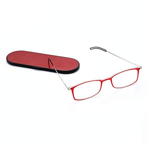 Bunte ultradünne Lesebrille, Blaulicht-Schutzbrille mit Vergrößerungsstärke, UV 400-Schutz, PC-Rahmen, PC-Linse, Edelstahl-Bügel