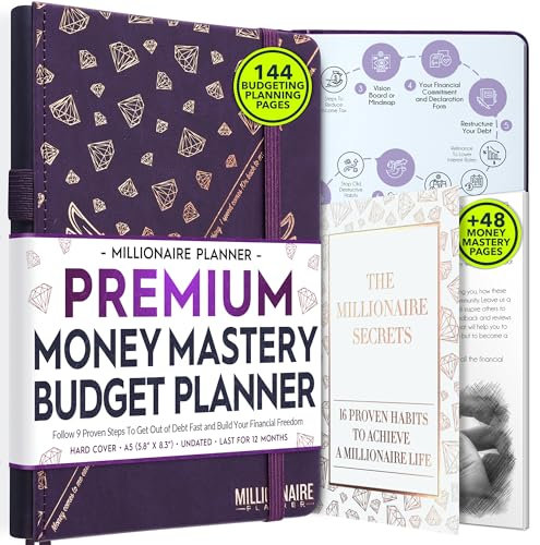 Finanzplaner & Monatsplaner & Monatsplaner & Monatlicher Rechnungsorganisator – 12 Monate Reise zur finanziellen Freiheit, monatlicher Budgetbuchplaner | viel mehr als nur ein Budgetierplaner