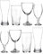 Beer Tasting Glass Set - Twin Pack Boxed Gift Pack: 2 x Abbaye 500ml, 2 x Sevilla 380ml, 2 x Tulip 560ml & 2 x Danube 580ml