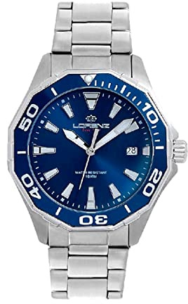 Lorenz Easy Time Sport 030214BB - Orologio sportivo da donna - Orologio al quarzo con cinturino in acciaio