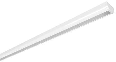 Home-Vision Gardinenschiene Vorhangschiene Schienen Weiß 1-läufig(Serie Z, nur Gardinenschiene, 140cm) Aluminium, Inkl. Befestigungsmaterial, für Schiebevorhang