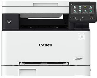 Canon i-SENSYS MF651Cw Wireless Colour Multifunction Laser Printer - A4, Print, Copy, Scan - 18 ppm print speed, LCD Touch Screen - Wi-Fi Connectivity, Scan to Cloud - Office Printer