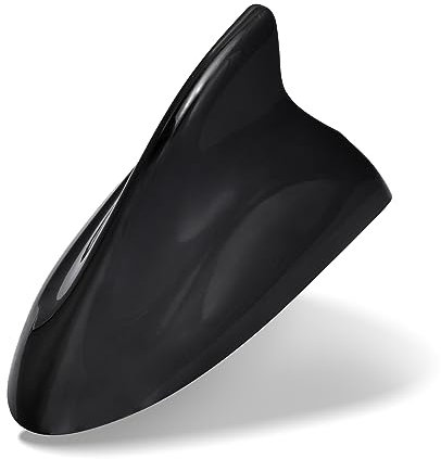 Eightwood Shark Antenne Auto Hai Fin FM/AM Radio Antenne Auto Haifisch Antenne Auto Dachantenne Universal Auto Radio Verstärker Aerial Base Fin Dach Antenne für Digital FM Tuner