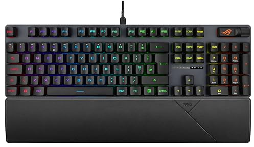ASUS ROG Strix Scope II RX Red Mechanical RGB Gaming Keyboard, ROG RX