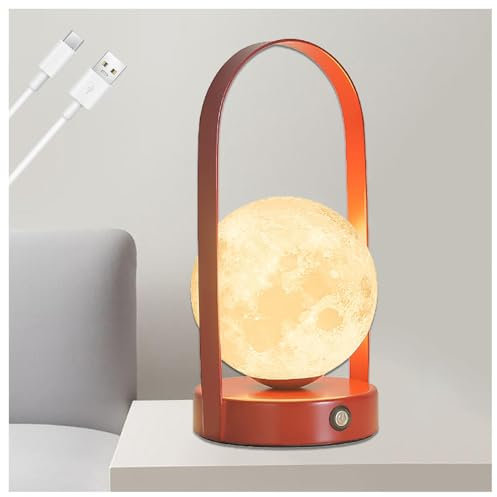 ARTSIM Dimmerabile Lampada LED Ricaricabile, Luce Notturna 2000mah Con Type-C E Dimmerazione a Sfioramento, Lampada Scrivania Per Soggiorno Camera Da Letto,D