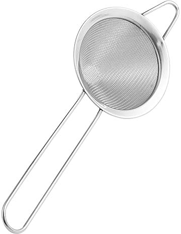 Ciieeo Juice Residue Strainer and Ice Drainer Filter Cone Shape 9cm Stainless Steel Bar Straining Tool for Home Kitchen and Cocktails