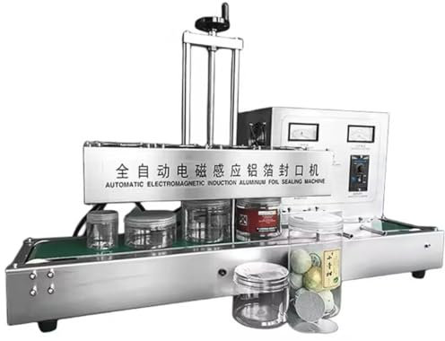 guoyjmm Continuous Electromagnetic Induction Sealer Automatic Sealing Machine, Aluminum Foil Sealing Machine, Heat Jar Sealing Machine, Industrial Plastic Bottle Cap Sealing Machine,Diameter15-85mm