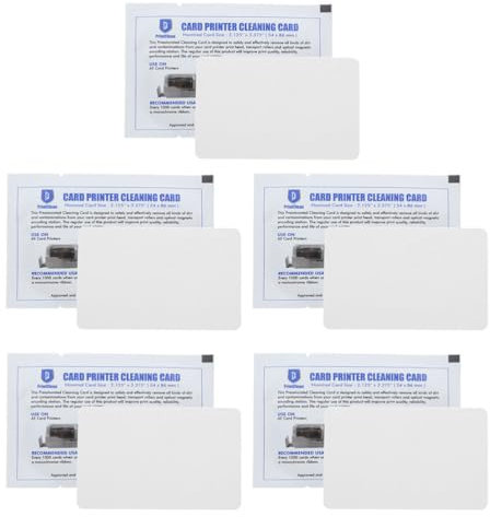 Lurrose 5st Reinigungskarte Reiniger Für Kreditkartenleser Reinigungsversorgung Reinigungszubehör PVC Weiß