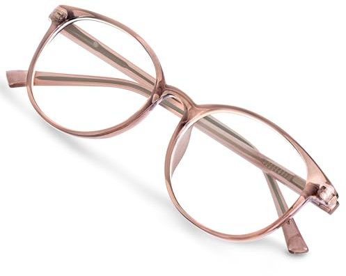 Ymmott Gafas con filtro de luz azul para mujer, gafas para ordenador sin prescripción médica, máxima protección, transparentes