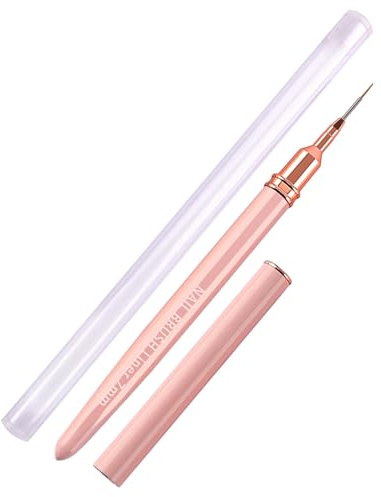 Pinceau professionnel pour neil art – Pinceaux à ongles en acrylique pour peinture gel UV, outils de conception d'ongles pour la peinture des détails des ongles, French Liner et stylos à points pour l