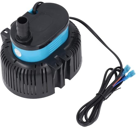 TICFOX Schmutzwasserpumpe, Ultra Leise Klein Tauchpumpe, AC220-240V 45W Tauchwasserpumpe 660 GPH 8,2 FT Förderhöhe Leise Pool Entwässerungspumpe mit 19 mm 0,75 Zoll Düse für Teich, Aquarium, Garten