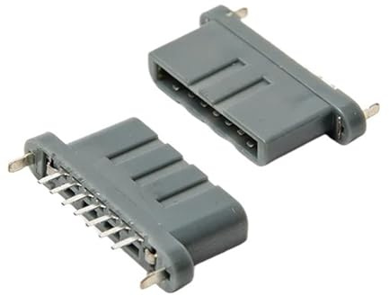 For pièces de rechange de réparation gris noir prise de charge d'alimentation prise d'interface for Xbox for contrôleur 360 carte mémoire prise mâle(Gray)