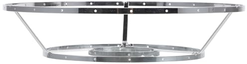 Anneome Lampenschirmrahmen Aus Metall Hängelampenrahmen Für Diy-Lampenschirm Lampenschirmhalter Für Tischlampen Und Schreibtischlampen Einfache Montage Für Zuhause Büro Und Bar 9.84X9.84X2.36In
