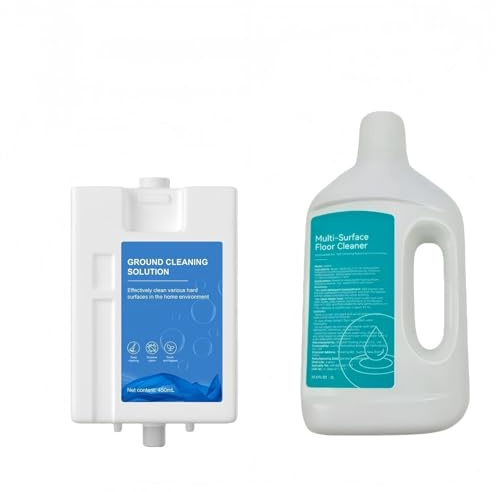 Solution nettoyante, compatible avec Dreame L20 ultra/ L30 ultra/ L10 Prime/ L10s Pro Ultra/ X10 Plus, pièces liquides pour nettoyeur de sol(2pcs)