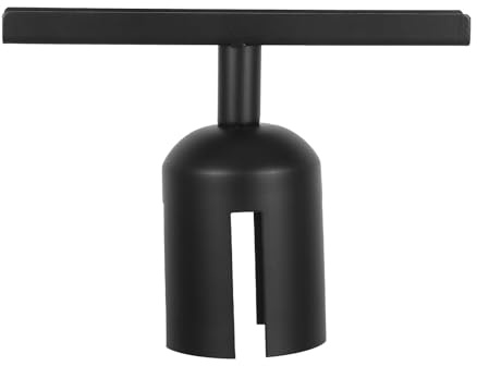 WRITWAA Stainless Steel Stanchion Sign Holder with Portrait Display Clip for Airport Queue Control and Retail Store Advertising, Metal Exhibition Sign Holder Compatible with Retractable