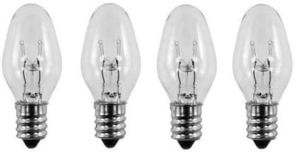 EFP Replacement Bulb for Scentsy Plug in Nightlight Wax Warmers and Diffusers| 15 Watt, 120 Volt Dimmable Bulb with a Screw-in Base - Includes 4 Bulbs