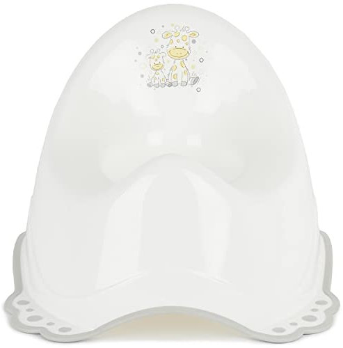 BIECO Töpfchen für Kinder Motiv Giraffe | Anti Rutsch Funktion | ab 8 Monate bis etwa 3 Jahre | WCKlo | Kindertoilettensitz | Kindertopf | Toilettentrainer | Klositz Kinder | Nachttopf für Kinder