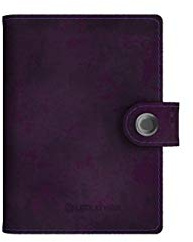 Lite Wallet Ledlenser Portemonnaie, Matte Deep Wine, integrierter RFID-Schutz, aufladbares LED-Licht, 150 Lumen, Kartenhalter (Ausweise, Bankkarten, …), USB-C, Geldbörse, Kartenetui, Leder