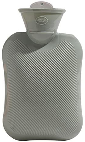 Wärmflasche mit Bezug –500ml Wärmeflasche, Wärmflasche Kinder, Bettflasche für Erwachsene für Kuschelige Nächte und Schmerzlinderung （Grün）