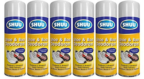 300ml Shoe & Boot Deodorant Spray Smell Remover for Foot Neutralizes Odor Sprays UK (6)