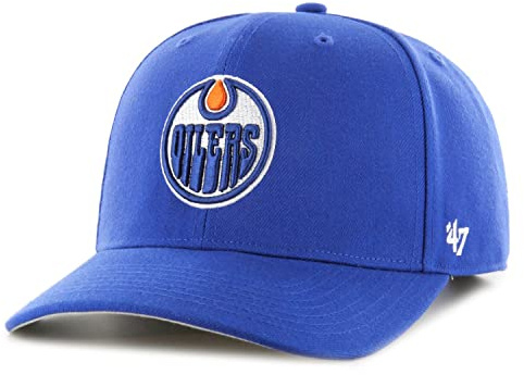 '47 Brand Low Snapback Cap – Zone Edmonton Oilers Royal, Kunglig, one size