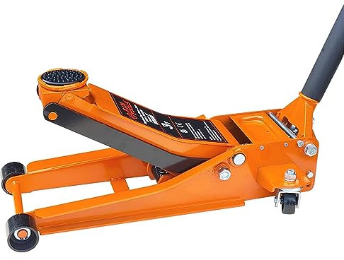Aim Tools Hydraulic Low Profile Floor Jack 3 Ton 6000lbs Max Lift Height 500mm Twin Piston Pump Trolley Jack Garage Lifting Tool for Car Van Truck Trailer Auto Repairing 161223