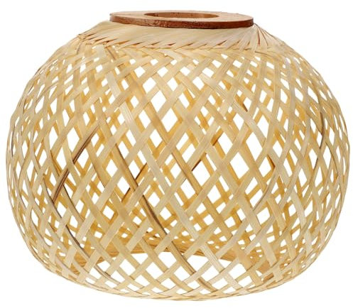 YARNOW 3 Stück Rattan-Lampenschirm Bambus-Leuchtmittel-Ersatz Boho-Deckenlampenschirm Für Heimdekoration