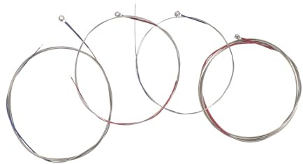 Zhongruan Saiten aus Legierung 4 Stück Instrumentensaiten | 1 bis 4 Saite, Leicht zu Ersetzen, Benutzerfreundliches Design, 4stücke
