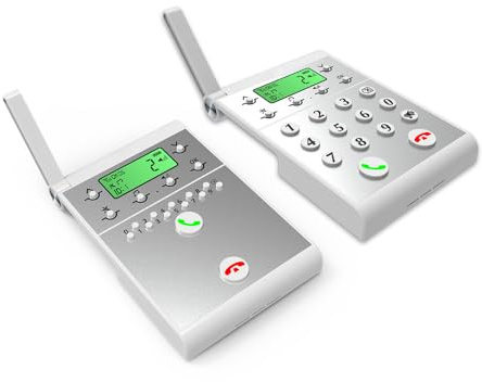 Matybobe 2-Wege Funk Gegensprechanlage, Intelligentes Digitales Sprachanruf Gerät, Drahtlose Büro Gegensprechanlage, Telefon Gegensprechanlage für Unternehmen Büro Haus, Raum zu Raum-Gegensprechanlage
