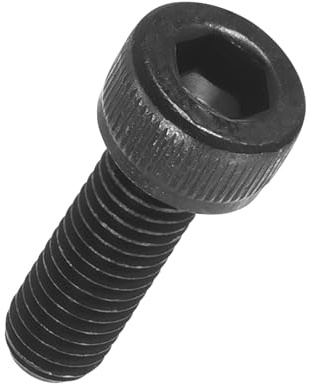 Kozelo 50 Stück Zylinderschrauben mit Innensechskant - [M5-0,8 x 16mm] Schrauben Kohlenstoffstahl Schwarzoxid DIN 912 Vollgewinde Innensechskantschraube für Industrielle Mechanischen
