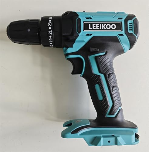 LEEIKOO Cordless Drill Case 21 V, Battery and Charger Not Included