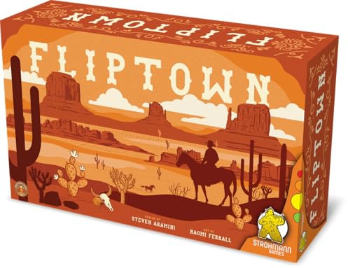 Strohmann Games, Fliptown, Kennerspiel, Brettspiel, 1-4 Spieler, ab 12+ Jahren, 30-45 Minuten, Deutsch