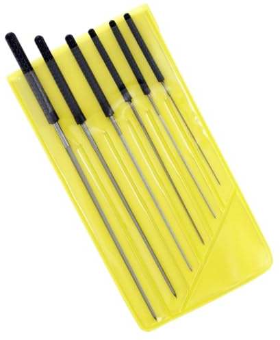 6 alesatori per orologiai nel set di BULLONGÈ 0,6 – 2,0 mm – utilizzabile anche come macinatore per ugelli