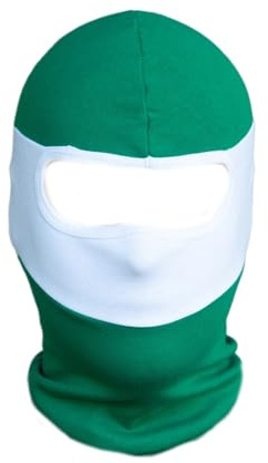 PGWEAR Sturmhaube Vandal (DE/NL/SE/PL, Alphanumerisch, Einheitsgröße, Weiß/Grün)