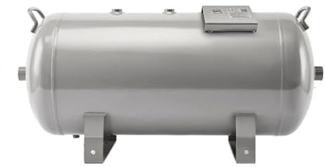 Serbatoio aria compressa Serbatoio Del Compressore D'aria Grande Piccolo Mini, Serbatoio D'aria Ad Alta Pressione Industriale Con Accessori, Supporto Per Bombola Di Gas Orizzontale(80L/21 Gal)