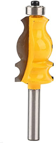 Mavaol 8mm Shank Woodworking Fishtail Handrail Router Bit Finishing Milling Cutter