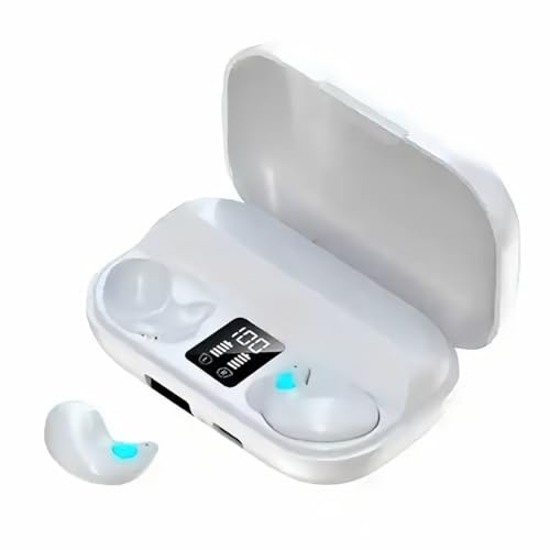 NHQZ 1 par de Auriculares, con cancelación de Ruido, Auriculares Bluetooth, Mini Auriculares,Auriculares inalámbricos Invisibles para Dormir, Impermeables, Control táctil, Regalo para Amigos