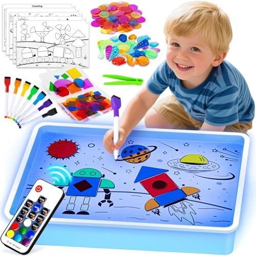 Yellcetoy Leuchttisch Kinder Sensory Play Autismus Spielzeug