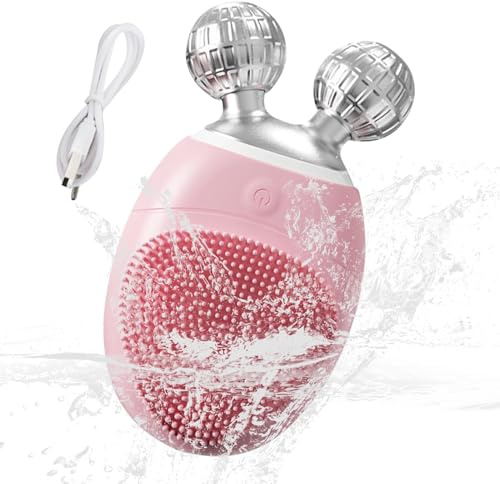 Brosse Nettoyante Visage | Outil de Massage pour le Visage,Appareil Vibrant Étanche 5 Vitesses pour Exfoliation Douce et Nettoyage Profond Santé Peau