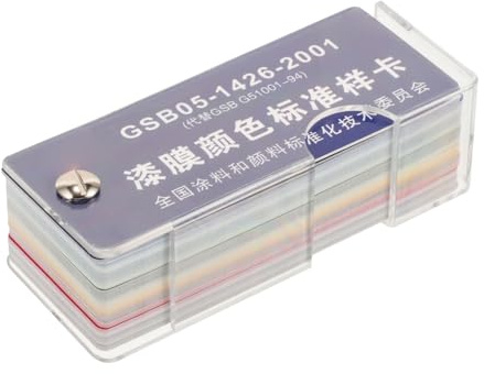 ARTIBETTER Teiliges Farbkarte für Boden Lackfarben Tragbares Farbmusterwerkzeug aus Kunststoff und Papier Präzise Farbabstimmung für DIY projekte und Professionelle Anwendung