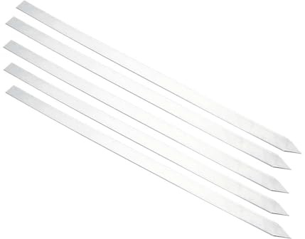 Generisch Kabob-Grillspieße, 2 cm x 40/50, Größen, Grillspieß for Schaschlik, türkische Grills, Kabobs, Koubideh, brasilianischer Stil(50x2cm-5pcs)