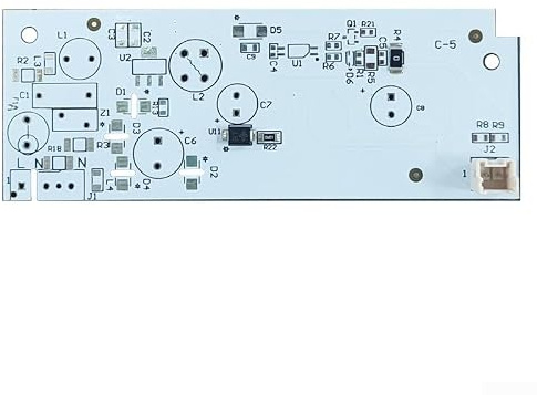 Panel de luz LED para nevera W10515057 Sub-board de repuesto para lámpara de refrigerador de cocina PCB de 3.97 x 1.49 pulgadas (W10515057)