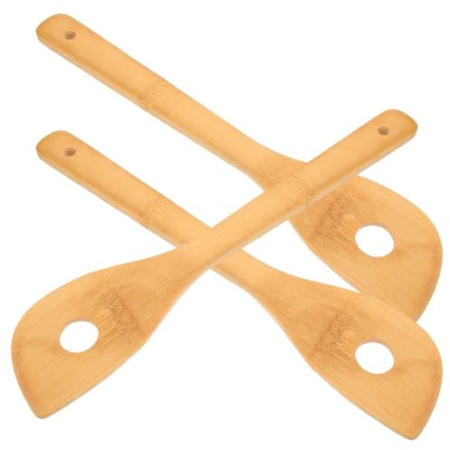 Luxshiny 3pièces Cuillères à Mélanger Bois Érable Ustensiles De Cuisine Élégants Et Polyvalents Outils De Mixage Résistants Et Esthétiques Pour Maison Et Bar