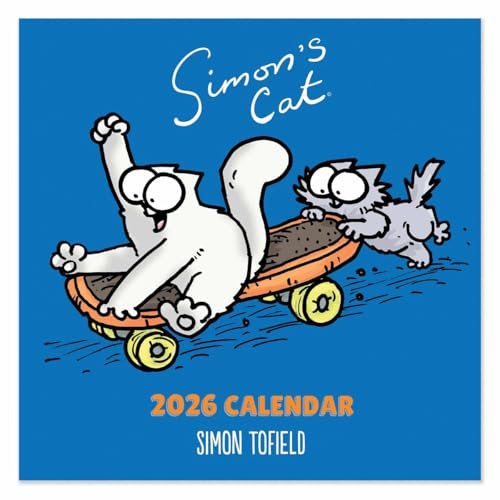 2026 Simons katt fyrkantig väggkalender