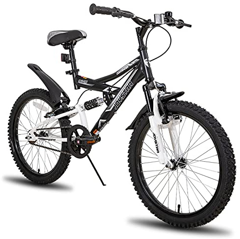 JOYSTAR 20 Inch Kids' Bike for Boys Girls Ages 6-11 Years Old, Dual-Suspension Kids Mountain Bike with Dual Handbrake & Kickstand,mutiple colors